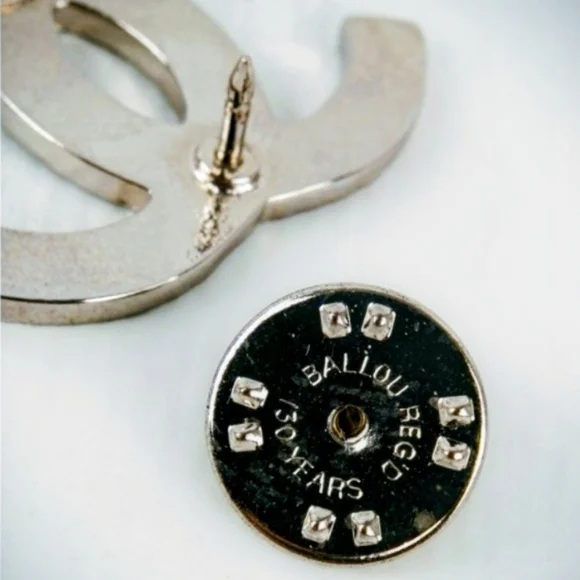 Chanel Interlocking CC Logo Brooch